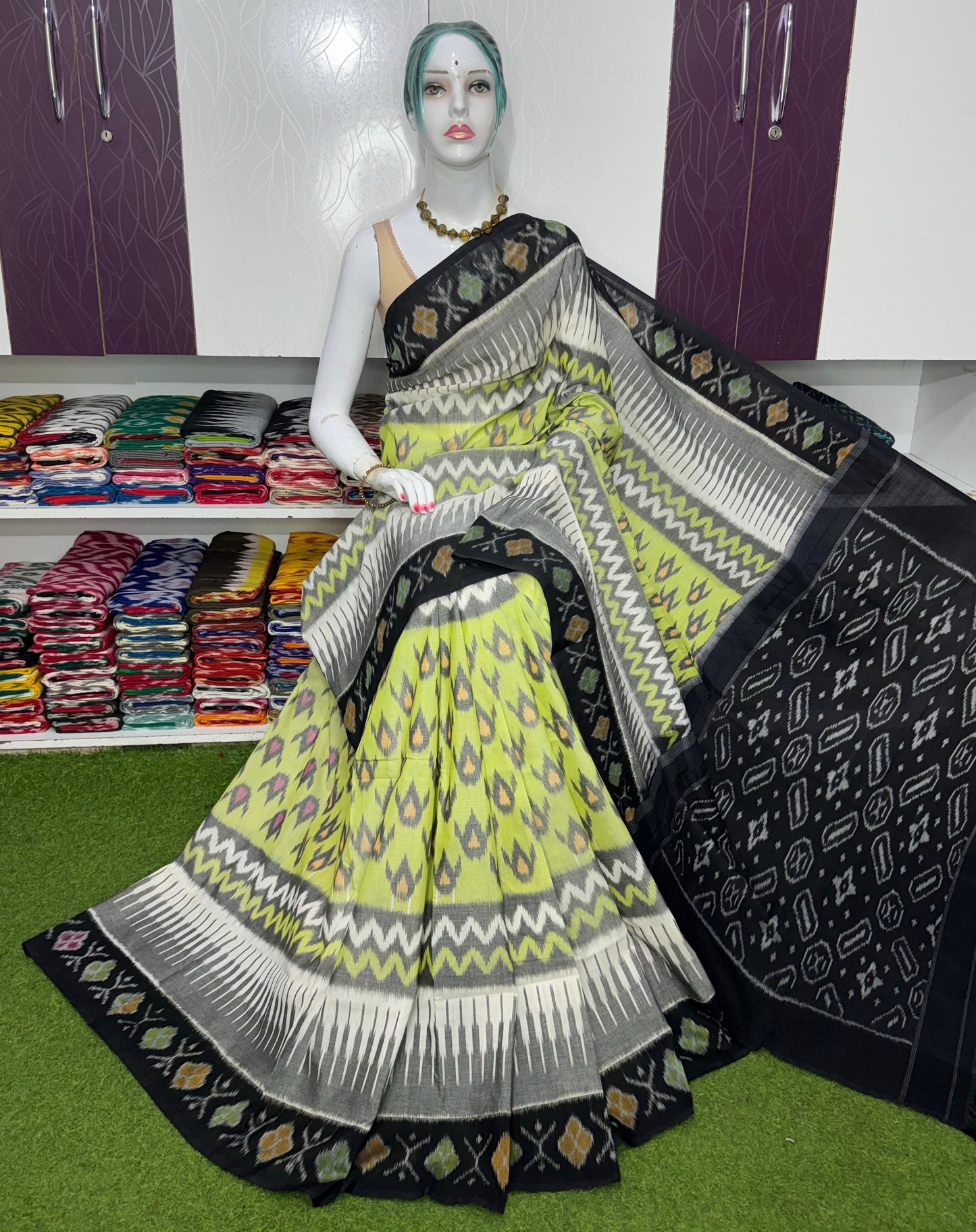 IKAT MESRISED COTTON SAREE