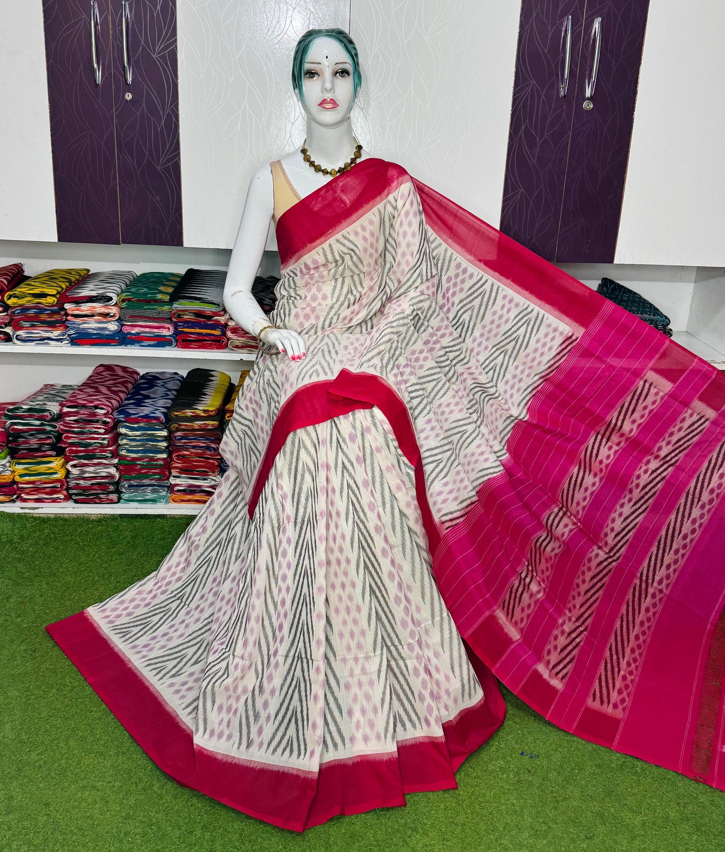 IKAT MESRISED COTTON SAREE