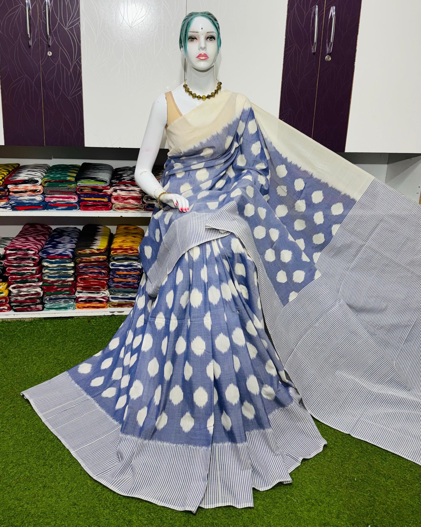 IKAT MESRISED COTTON SAREE