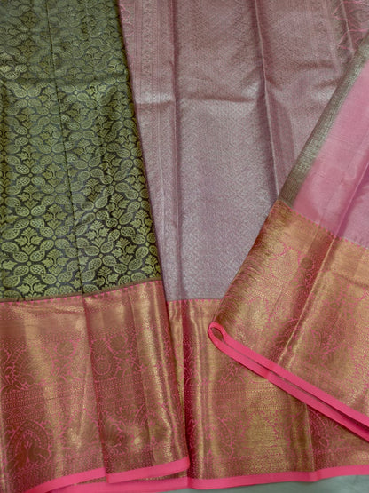 Pure Handloom Kanchipuram Saree Pure Silk