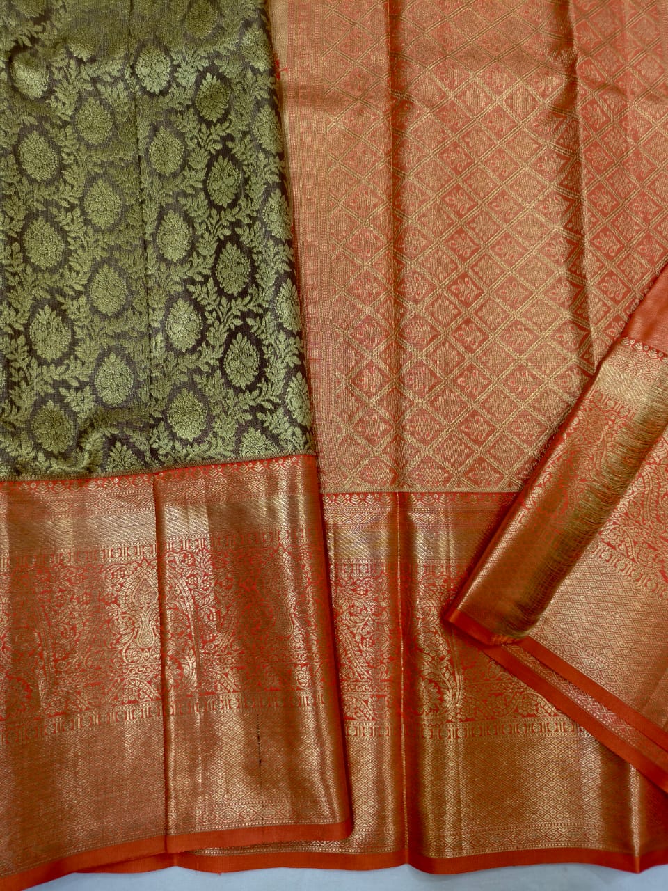 Pure Handloom Kanchipuram Saree Pure Silk