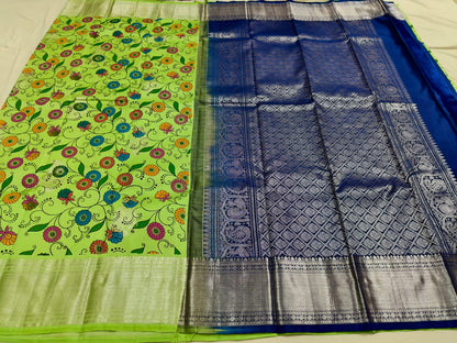 Pure Handloom Kanchipuram Saree Pure Silk