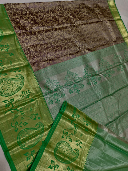 Pure Handloom Kanchipuram Saree Pure Silk