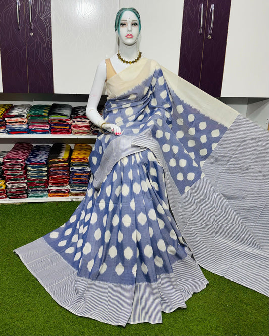 IKAT MESRISED COTTON SAREE