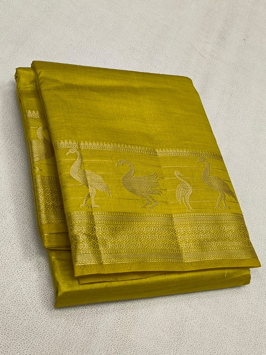 Tussur silk saree